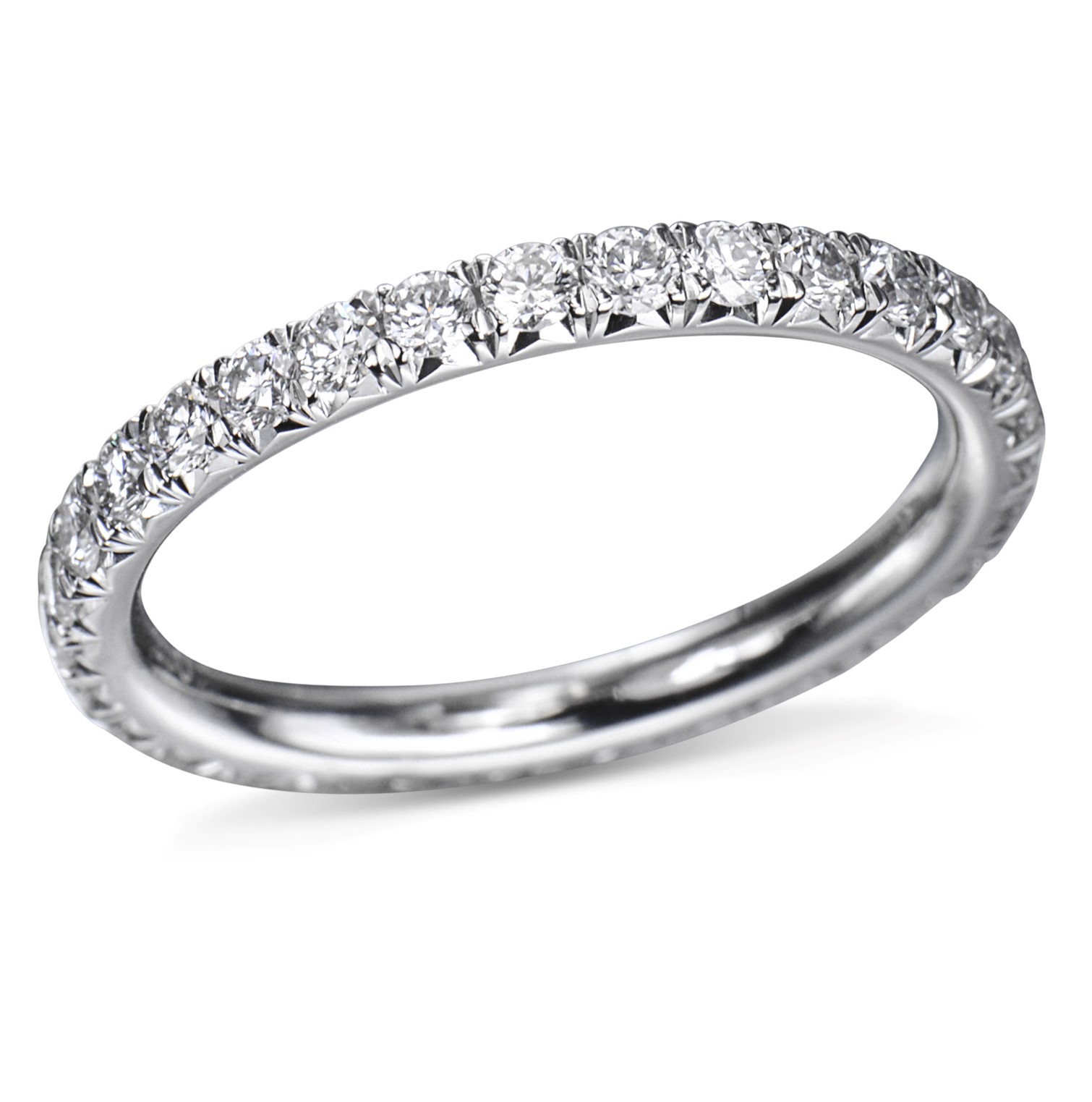 Round Diamond Eternity Band