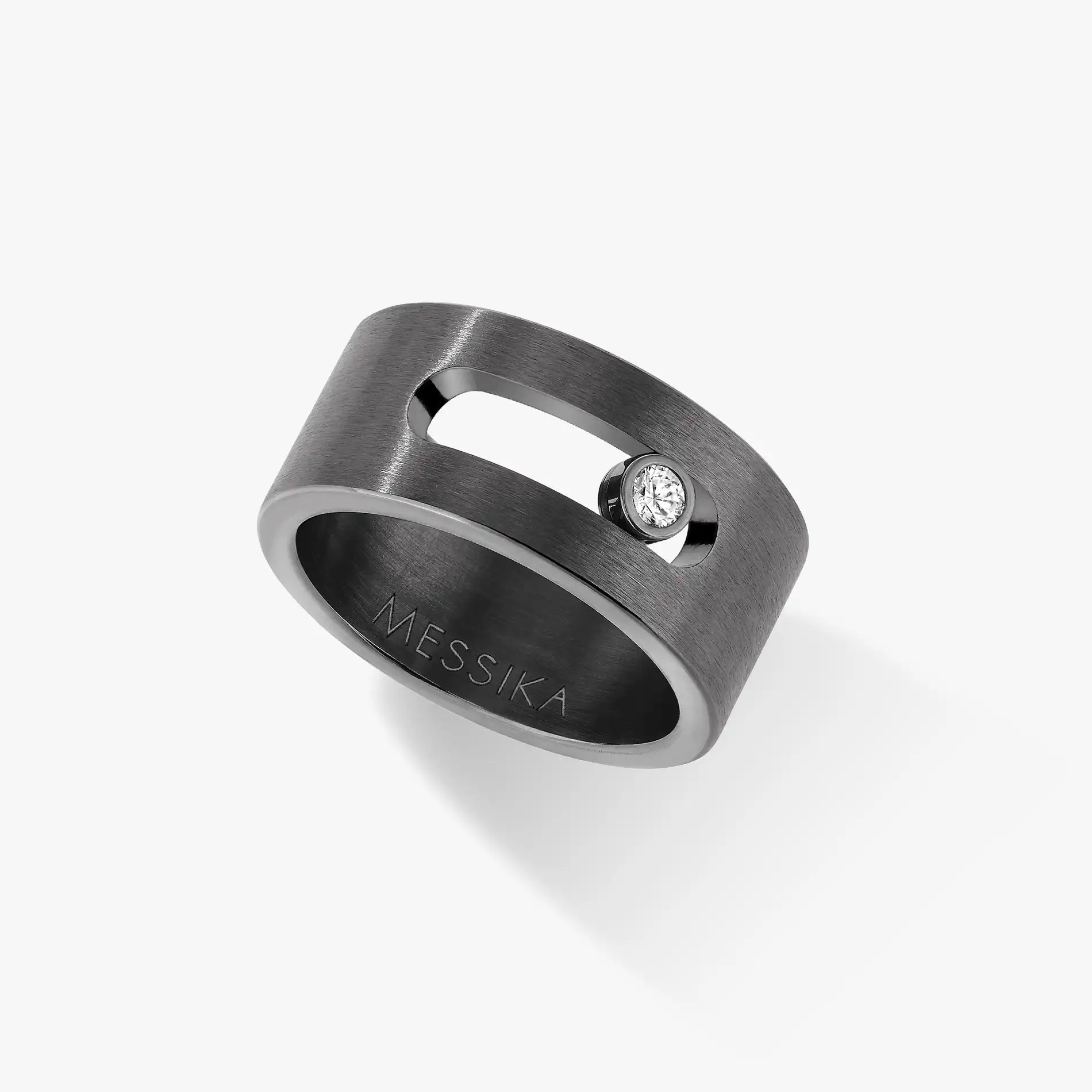 Messika Move Titanium Graphite Men's Ring