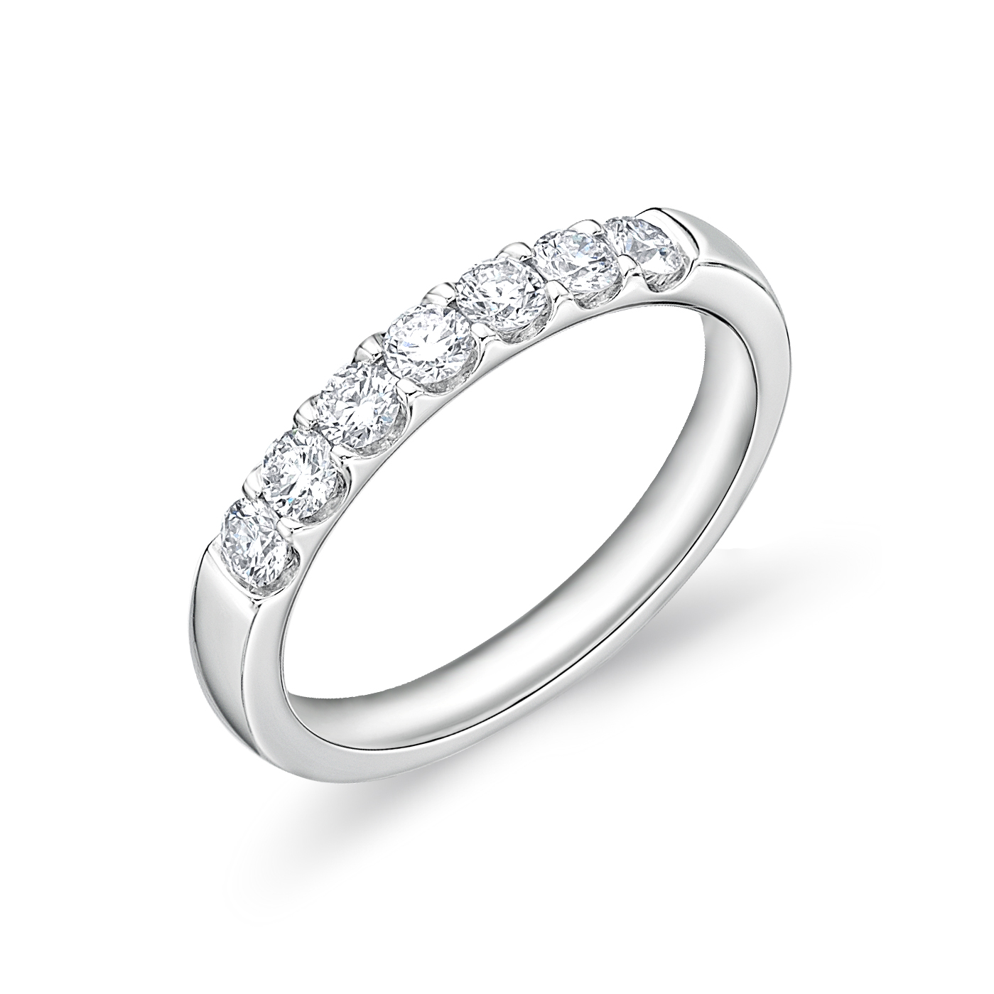 Odessa 7-stone Half Round Diamond Band