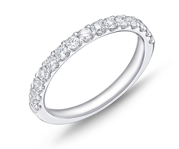 Odessa Half Round Diamond Band