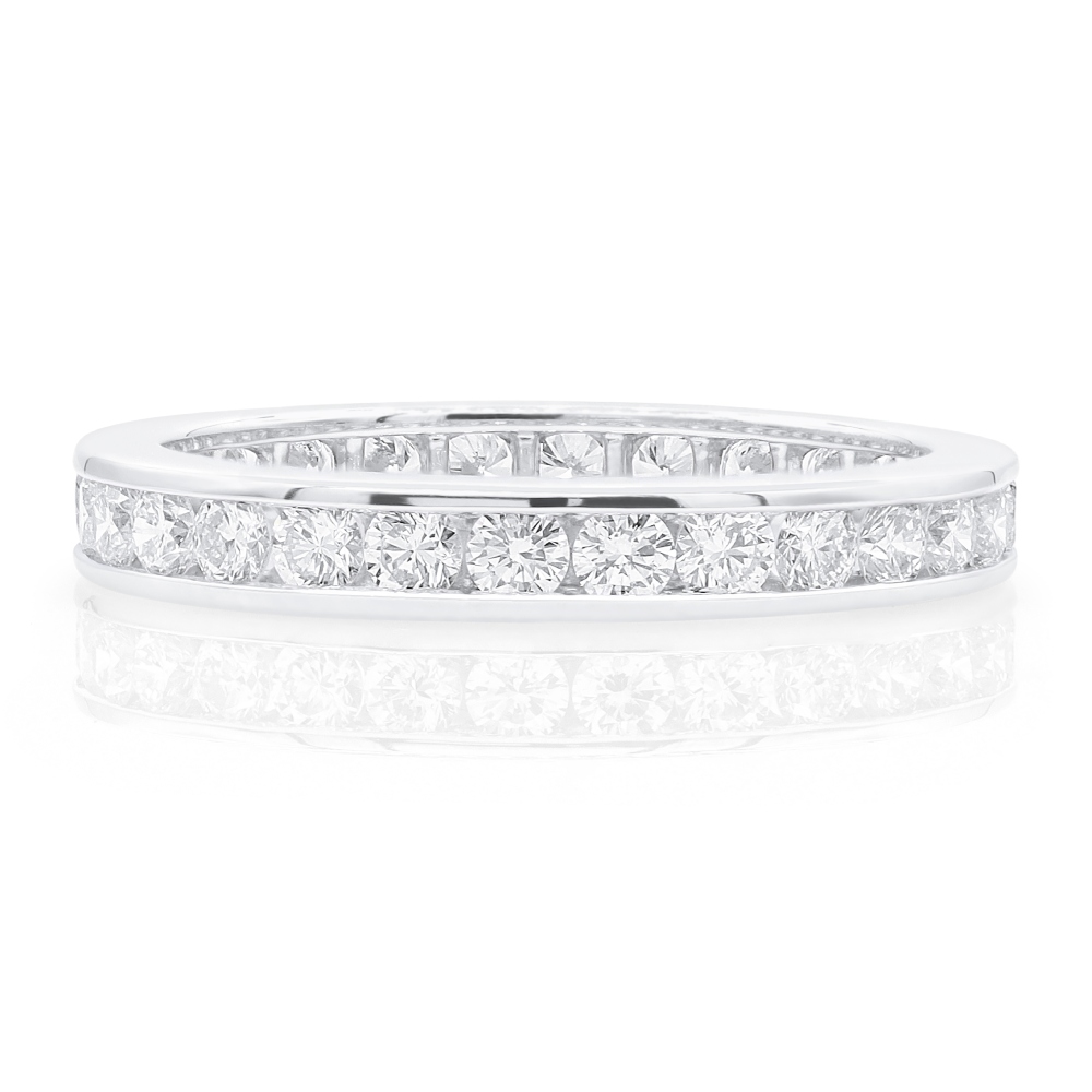 0.69ct Channel Set Diamond Eternity Band