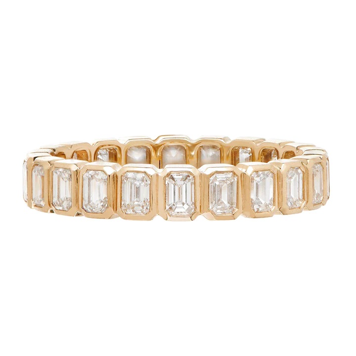 18kt Nea Radiant Cut Diamond Eternity Band