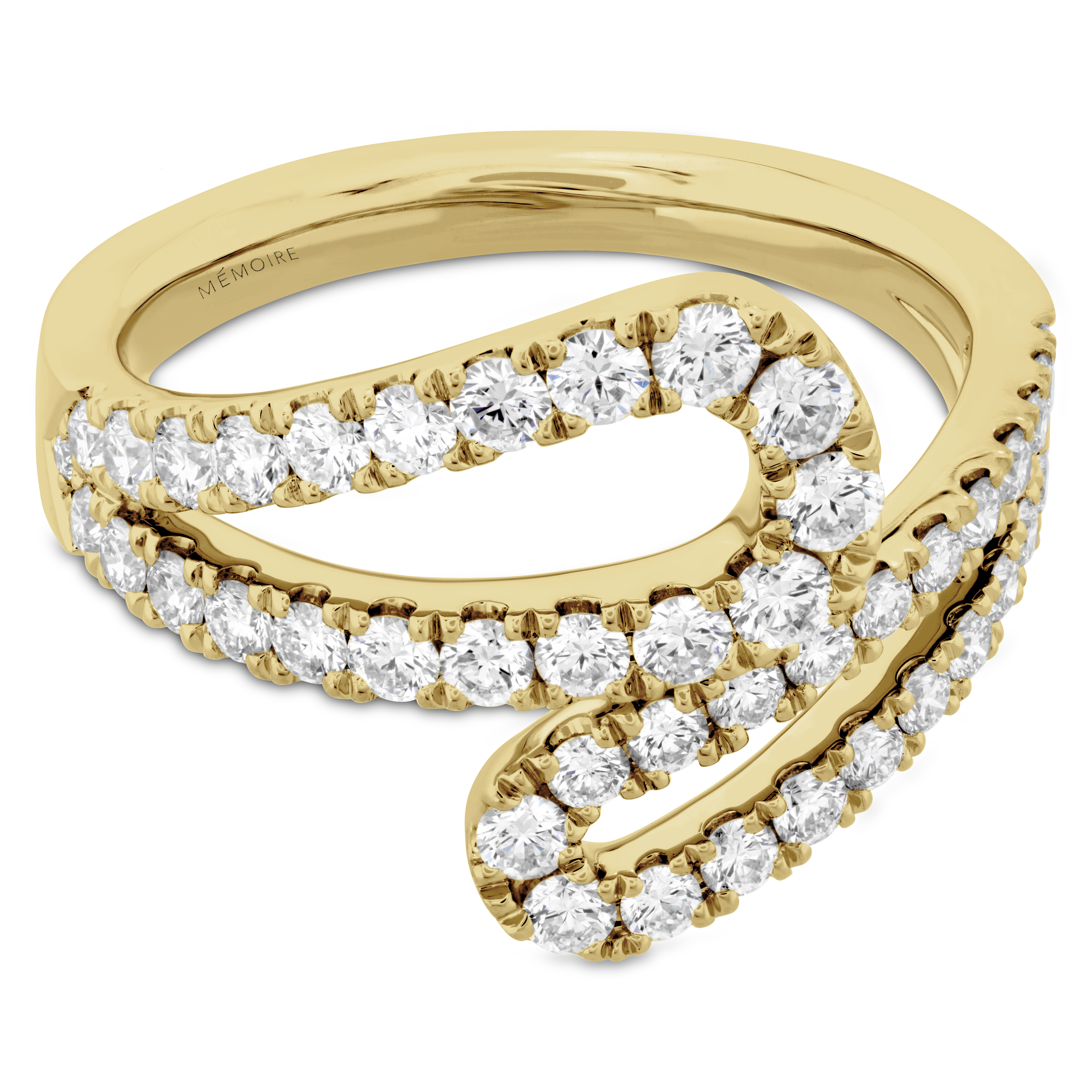 Korman Signature 18kt Yellow Gold Harper High Team Diamond Ring