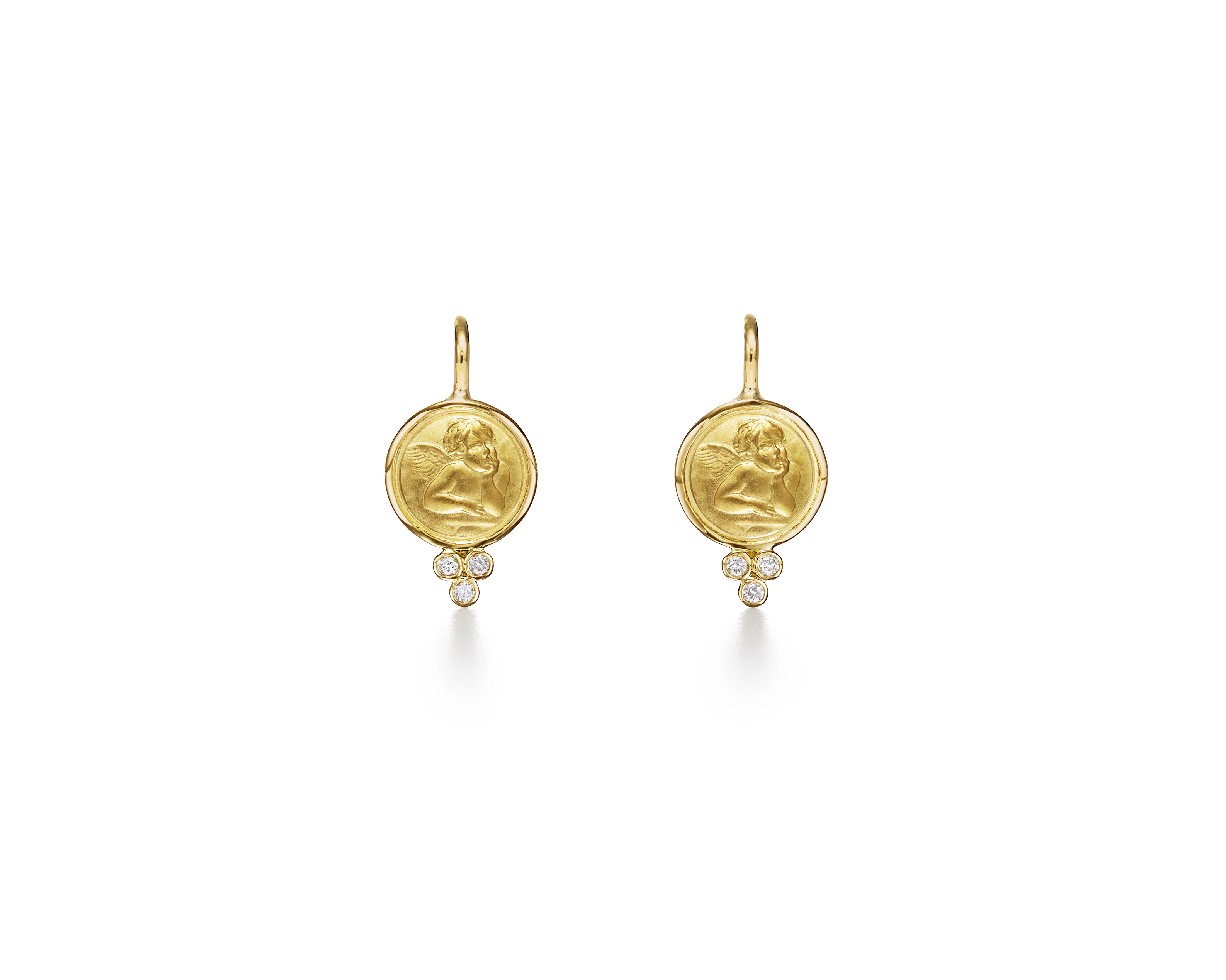 18kt Angel Earrings