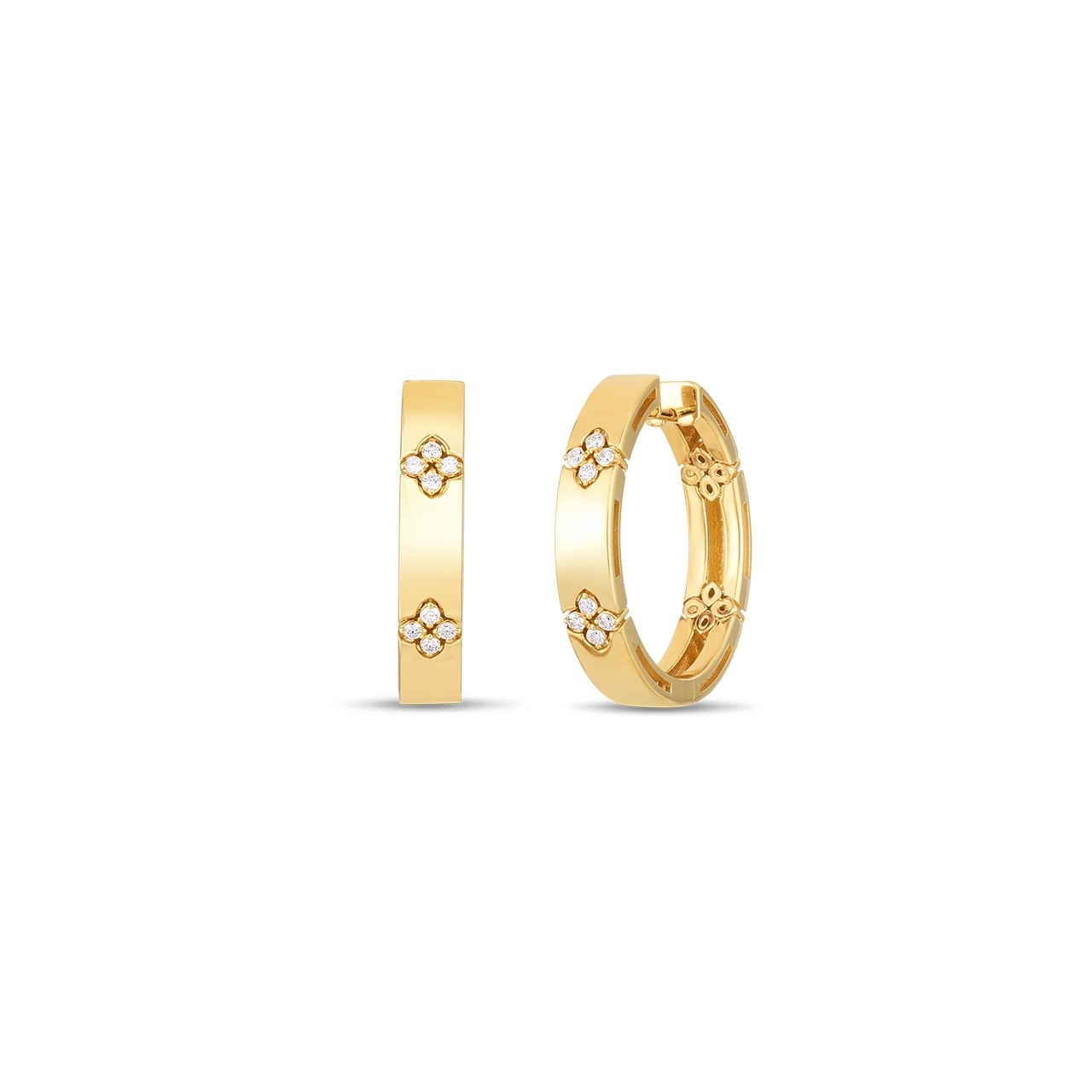 18kt Love In Verona Hoop Earrings