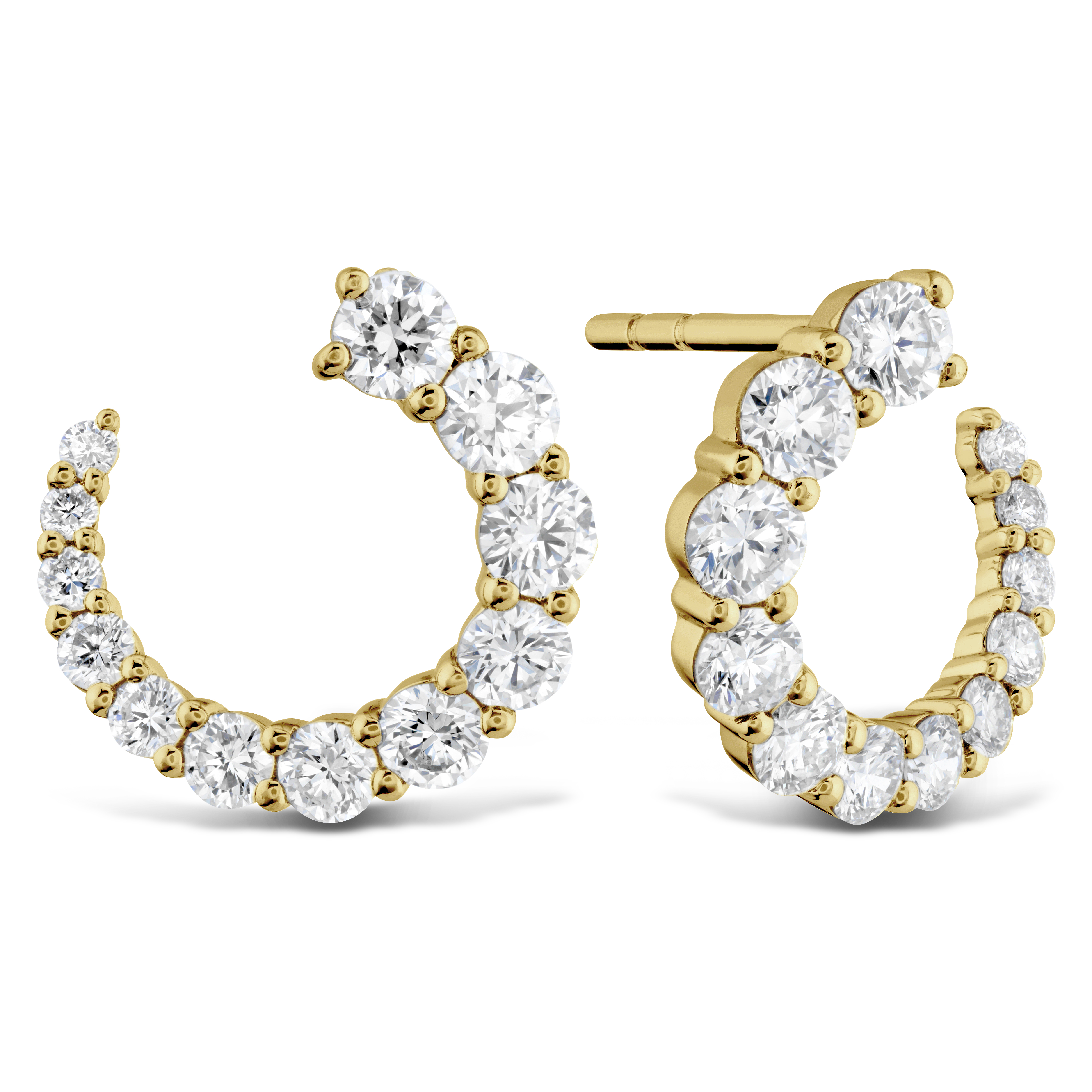 18kt Luna Wrap Diamond Earrings