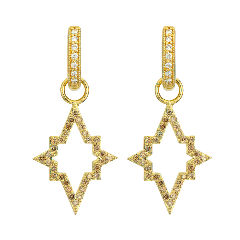 18kt Moroccan Starburst Earring Charms
