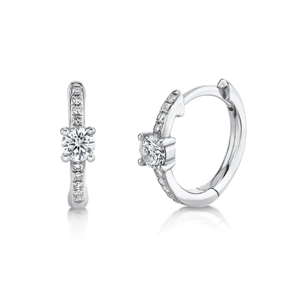 0.25ct Diamond Huggie Earring