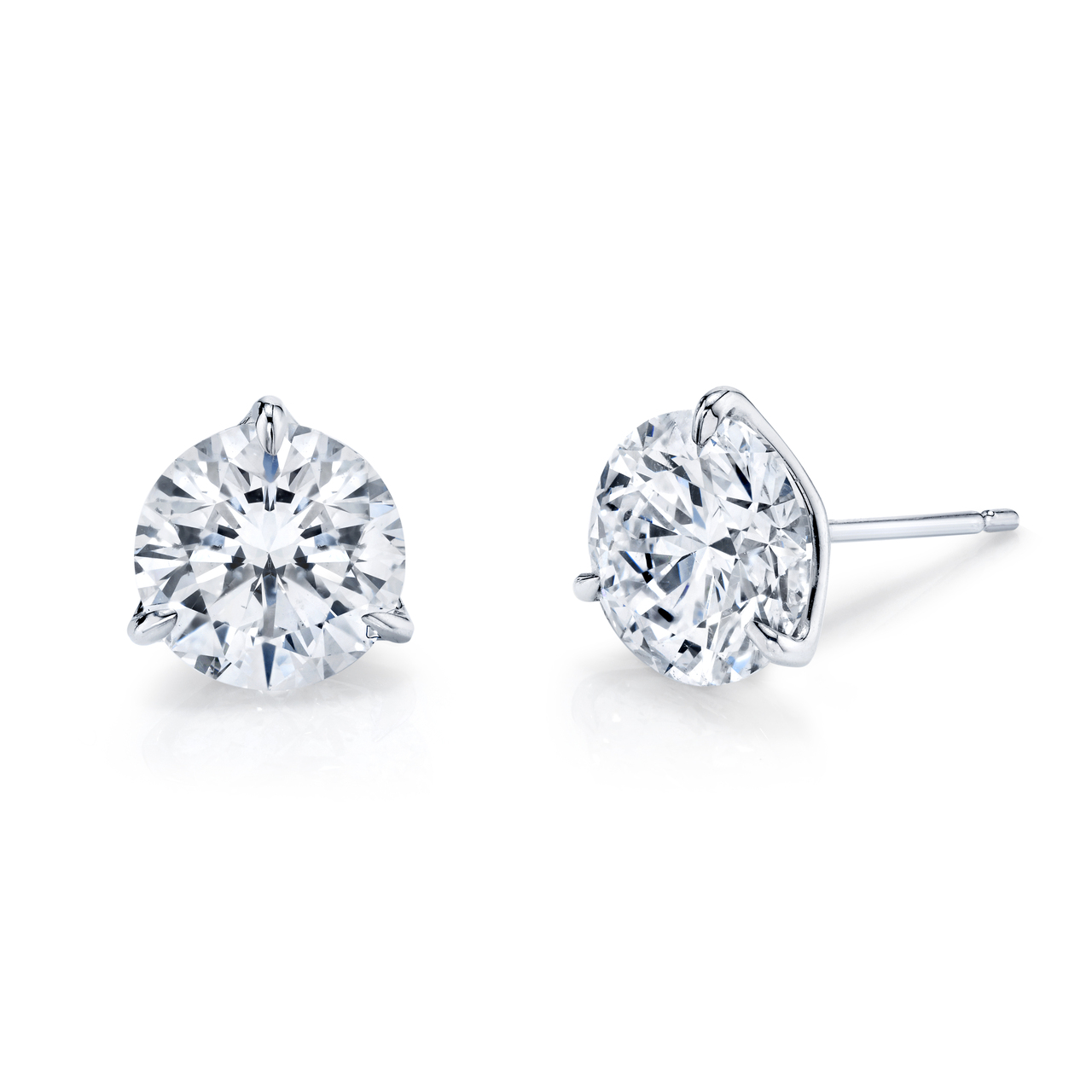 Korman Signature 14kt  Diamond Stud Earrings