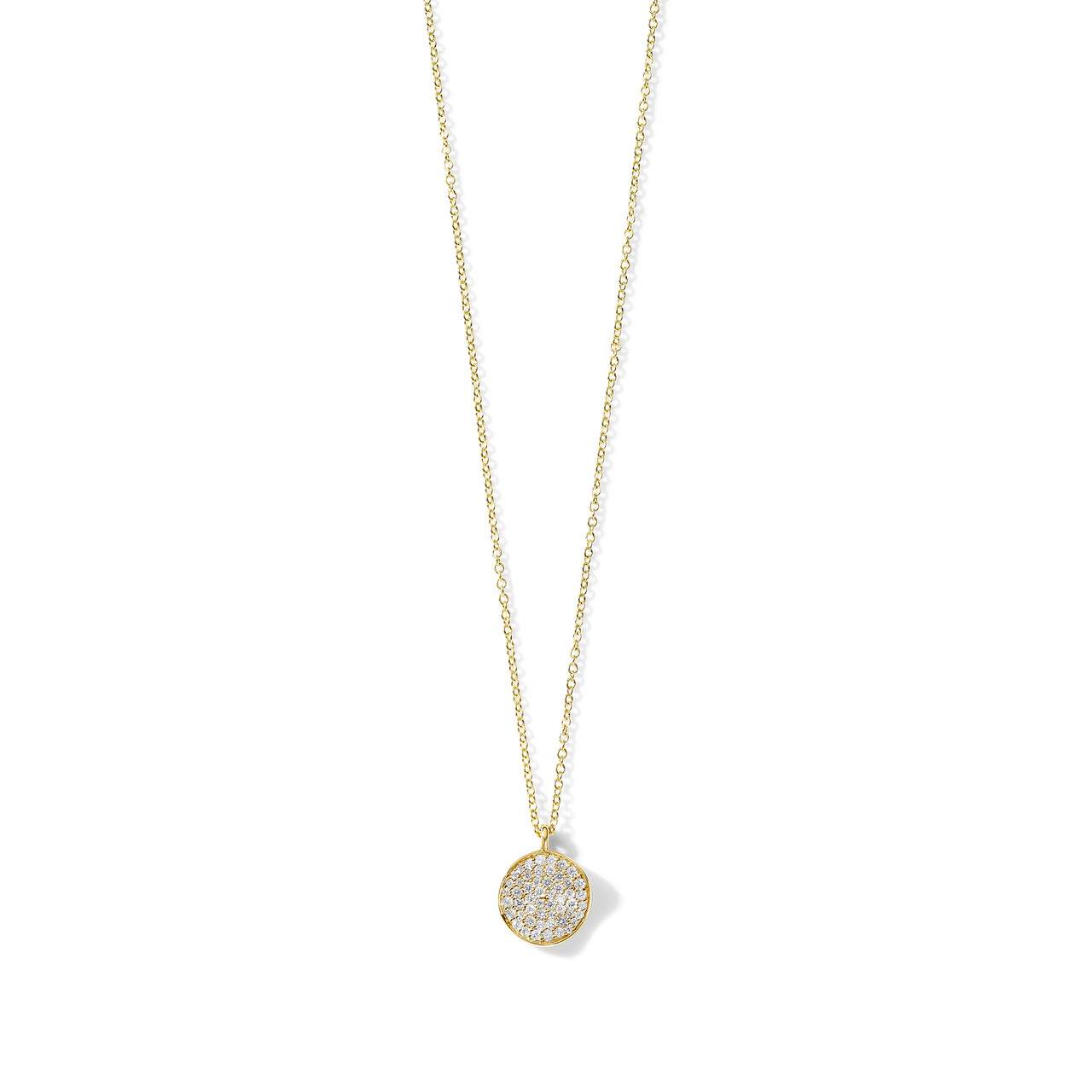 18kt Stardust Small Flower Pendant Necklace