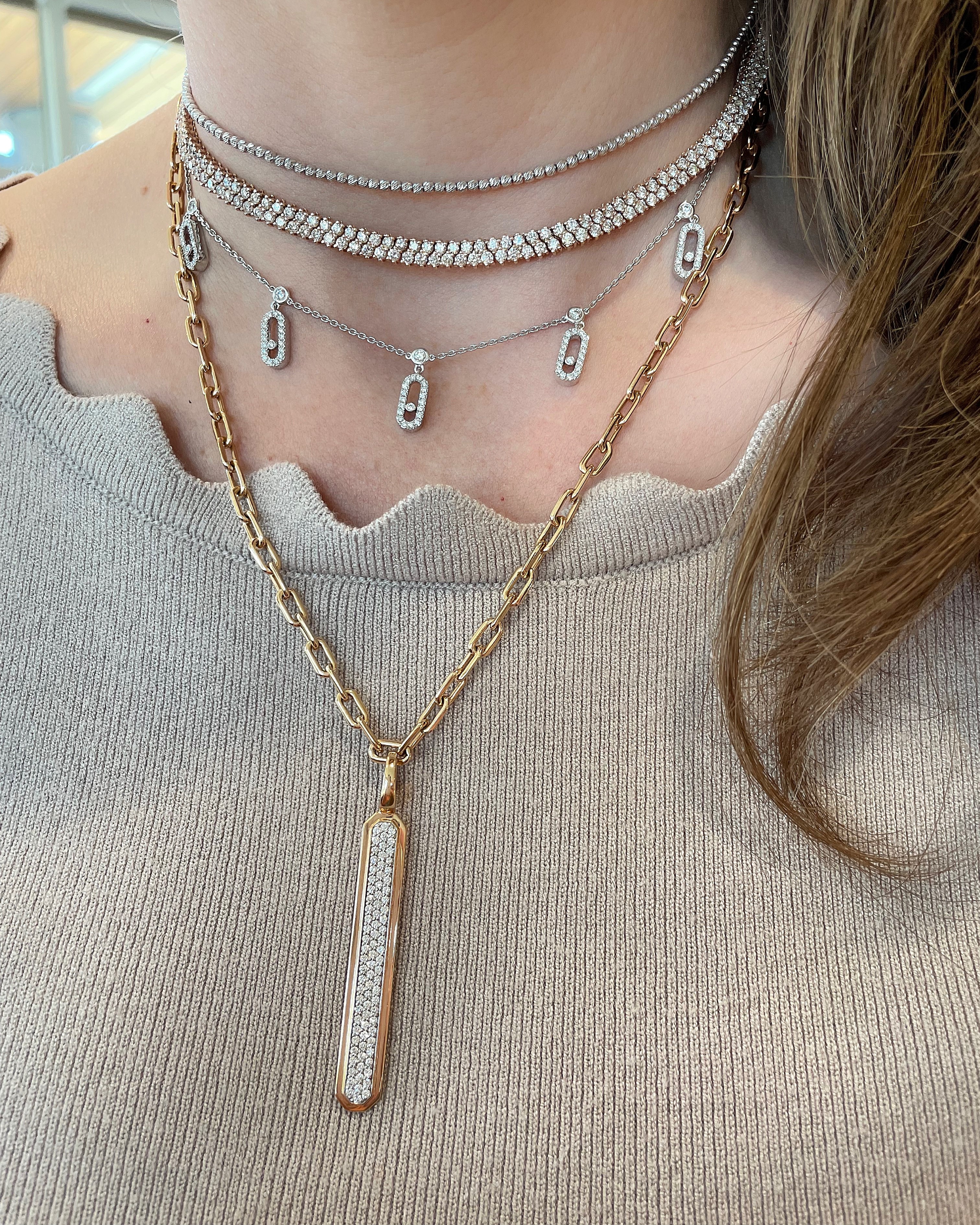 18kt Carrington Id Bar Charm