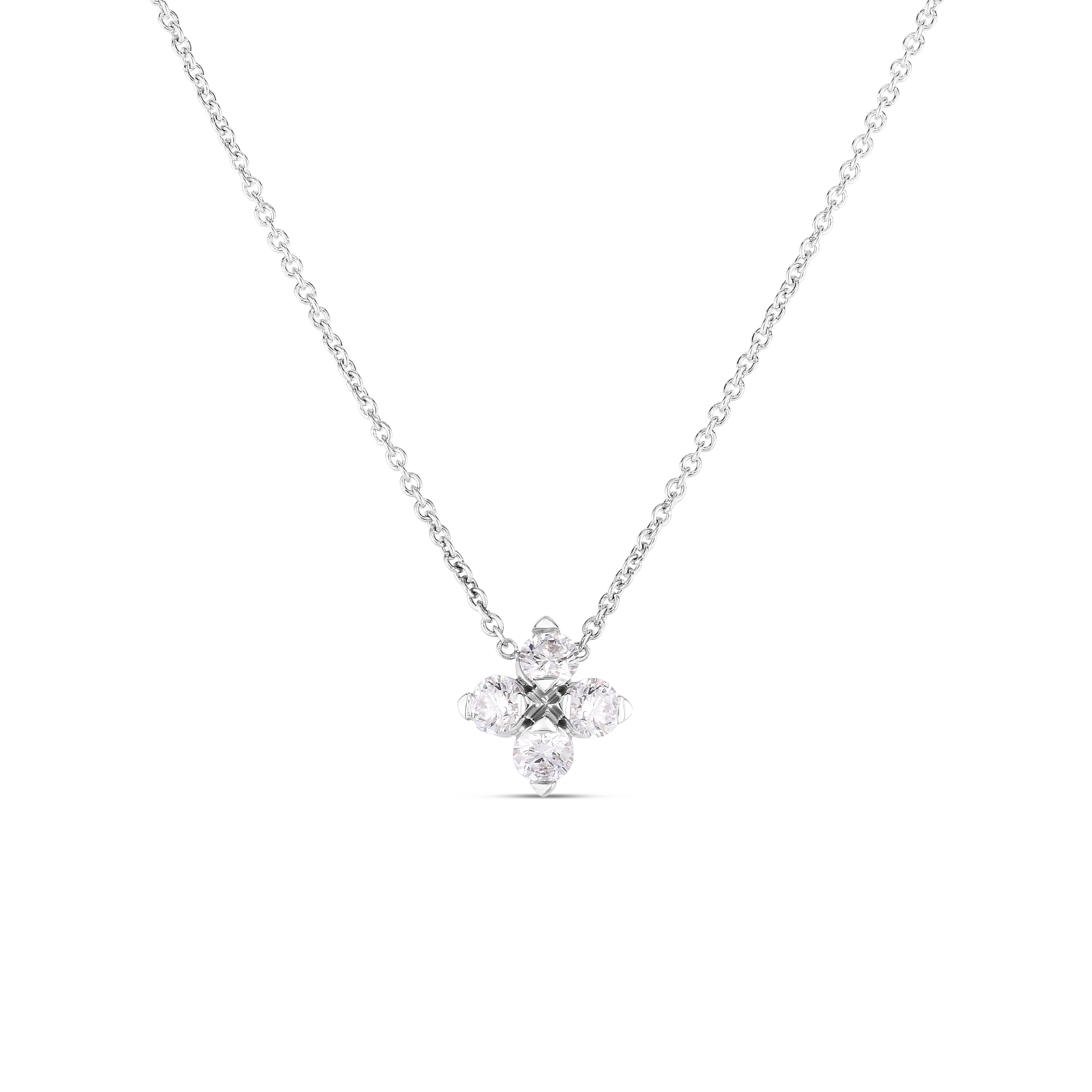 18kt Love In Verona Small Flower Necklace