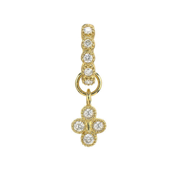 18kt Petite Quad Earring Charm