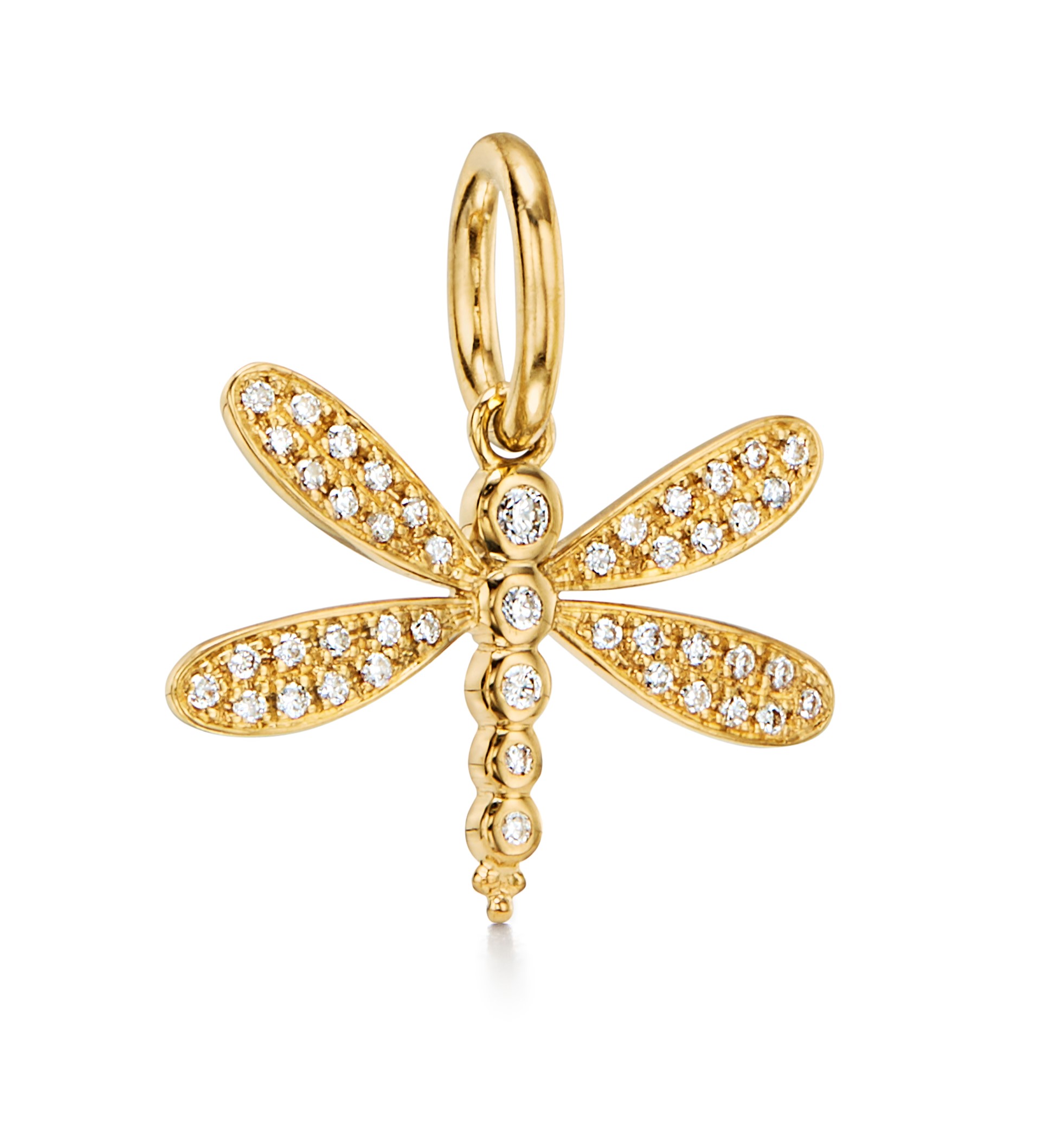 18kt Dragonfly Pendant