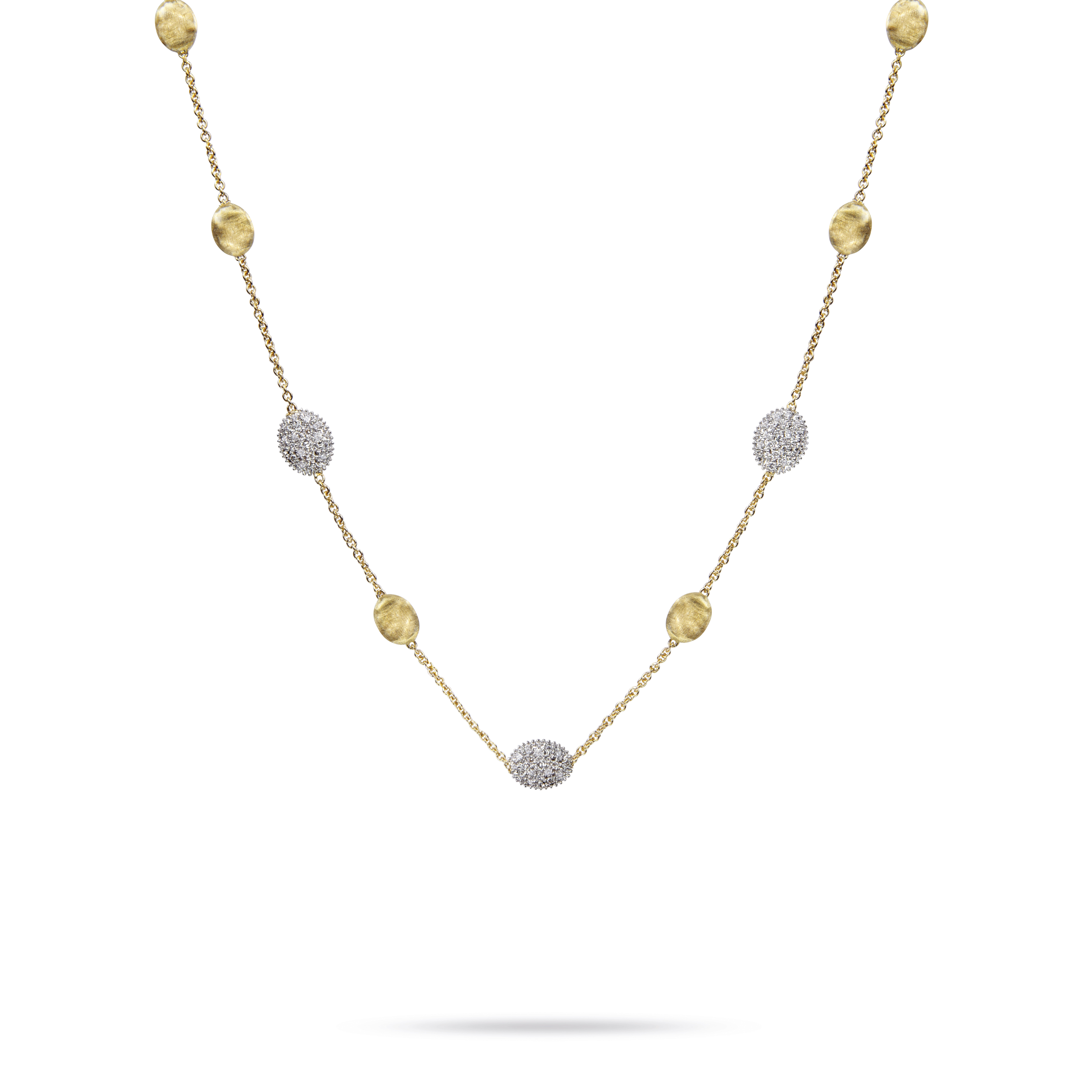 Marco Bicego 18kt Yellow Gold Siviglia Station Necklace