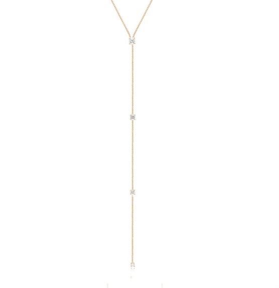 14kt Diamond Callae Lariat Necklace