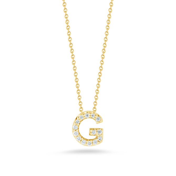 Custom Made Initial 'G' Diamond Pendant 67183: buy online in NYC. Best  price at TRAXNYC.