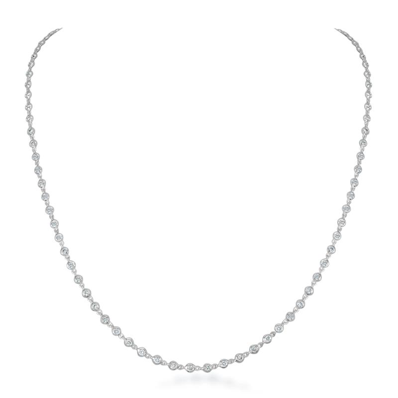 18kt Diamond By The Yard Necklace