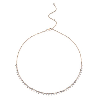 14kt Diamond Pear Necklace