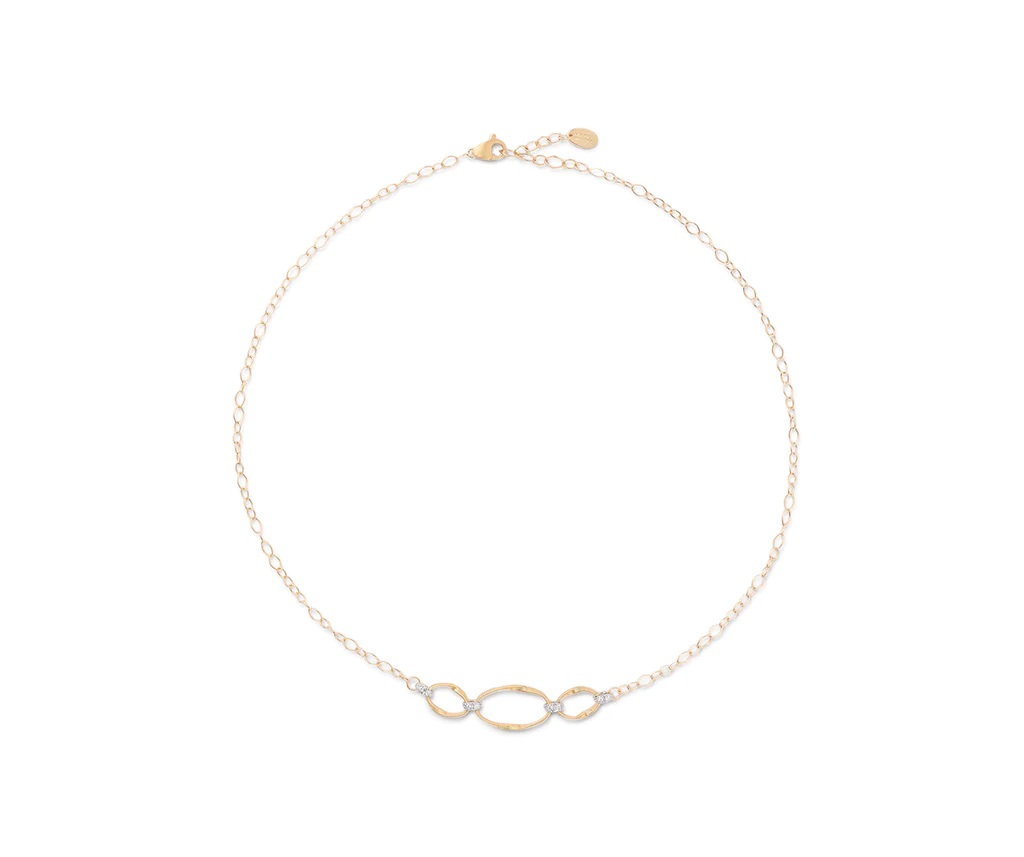 Marco Bicego 18kt Yellow Marrakech Necklace With Diamonds