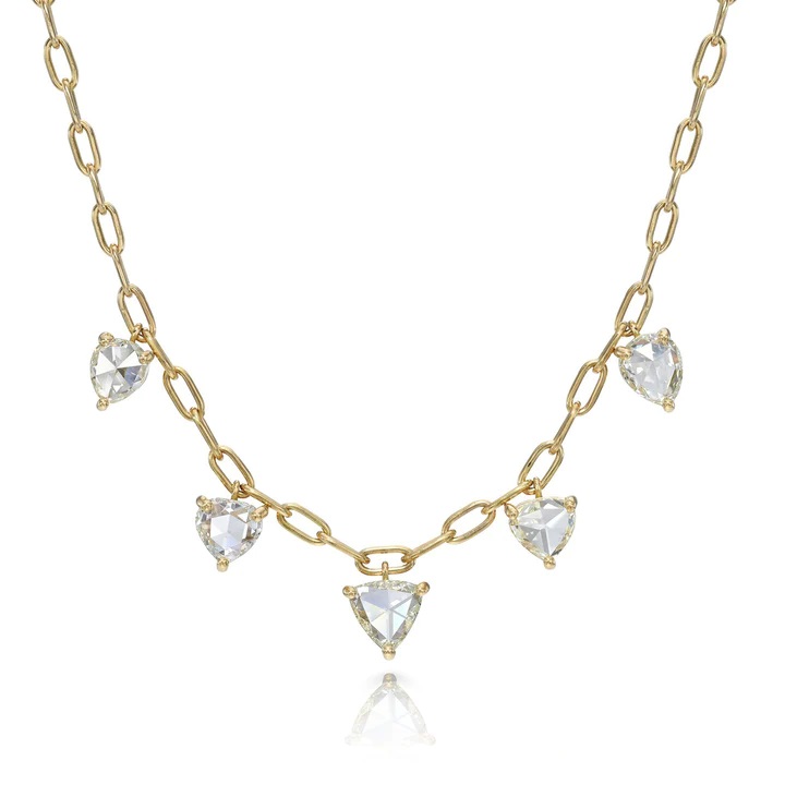 18kt Five Stone Cailyn Necklace