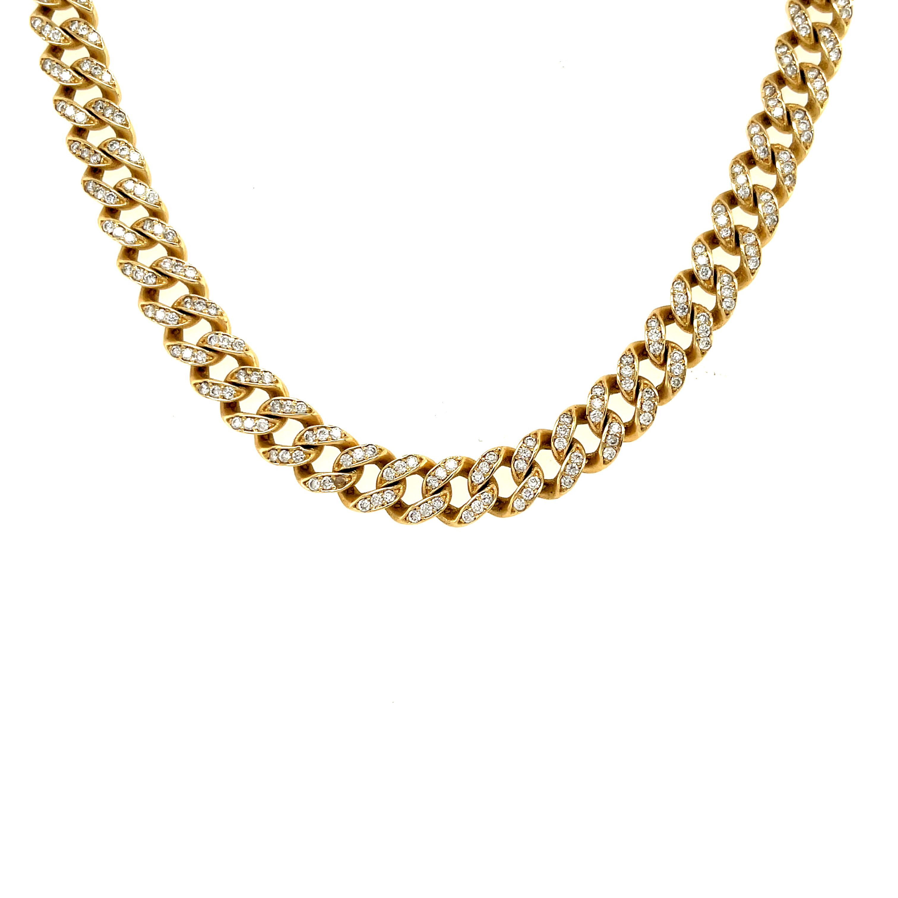 Korman Signature 14kt Diamond Cuban Link Choker Necklace