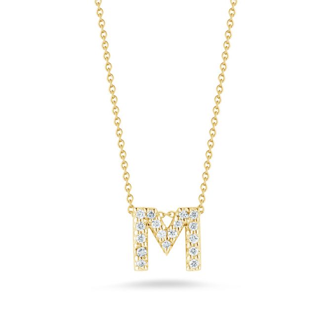 Catherine Popesco Initial Letter Medallion Pendant Necklace - M - TALICH