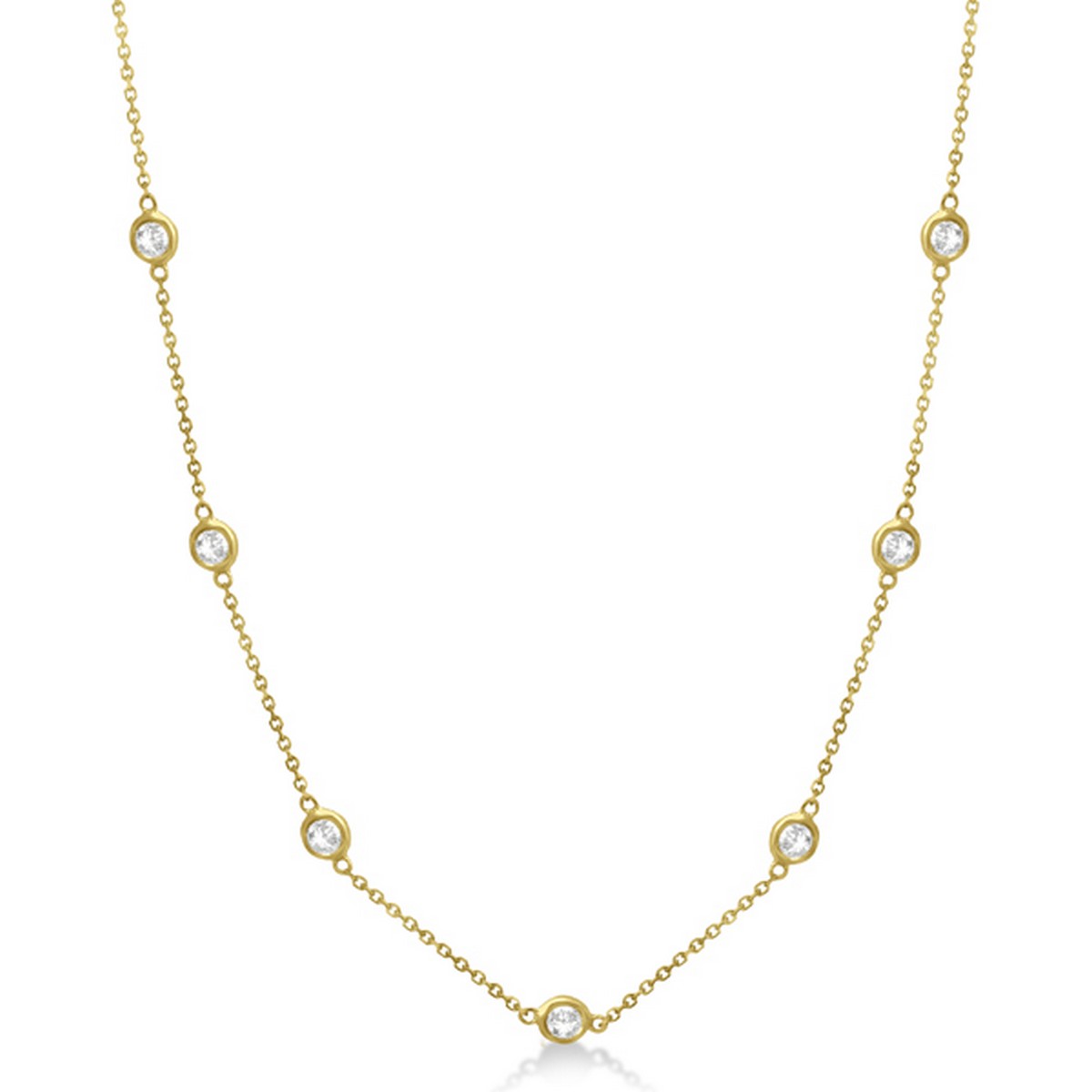 14kt Diamonds By The Yard Necklace