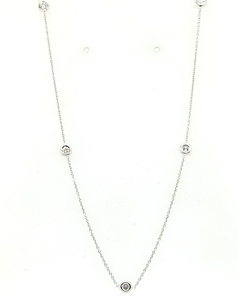 Roberto Coin 18kt Seven Station Diamond Necklace