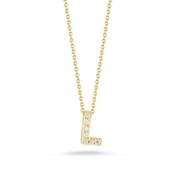 Diamond Initial Necklace - Minichiello Jewellers