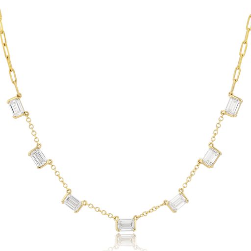 18kt Diamond By The Yard Cuddle Necklace