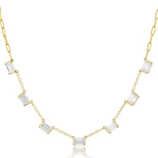 18kt Diamond By The Yard Cuddle Necklace