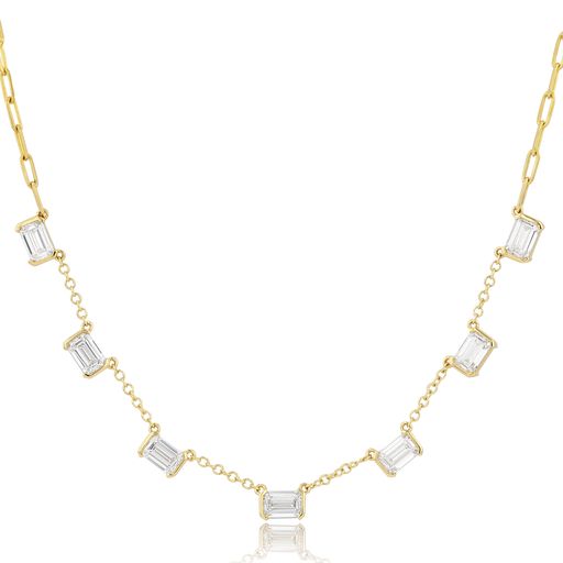 Phillips House 18kt Yellow Gold Diamond By The Yard Cuddle Necklace