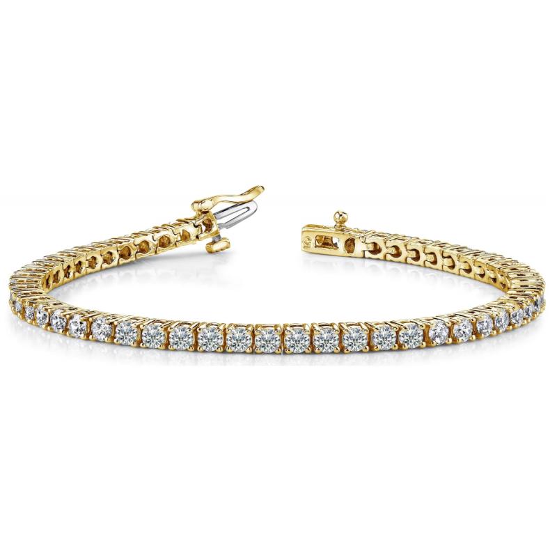 18kt 3.58ct Diamond Tennis Bracelet