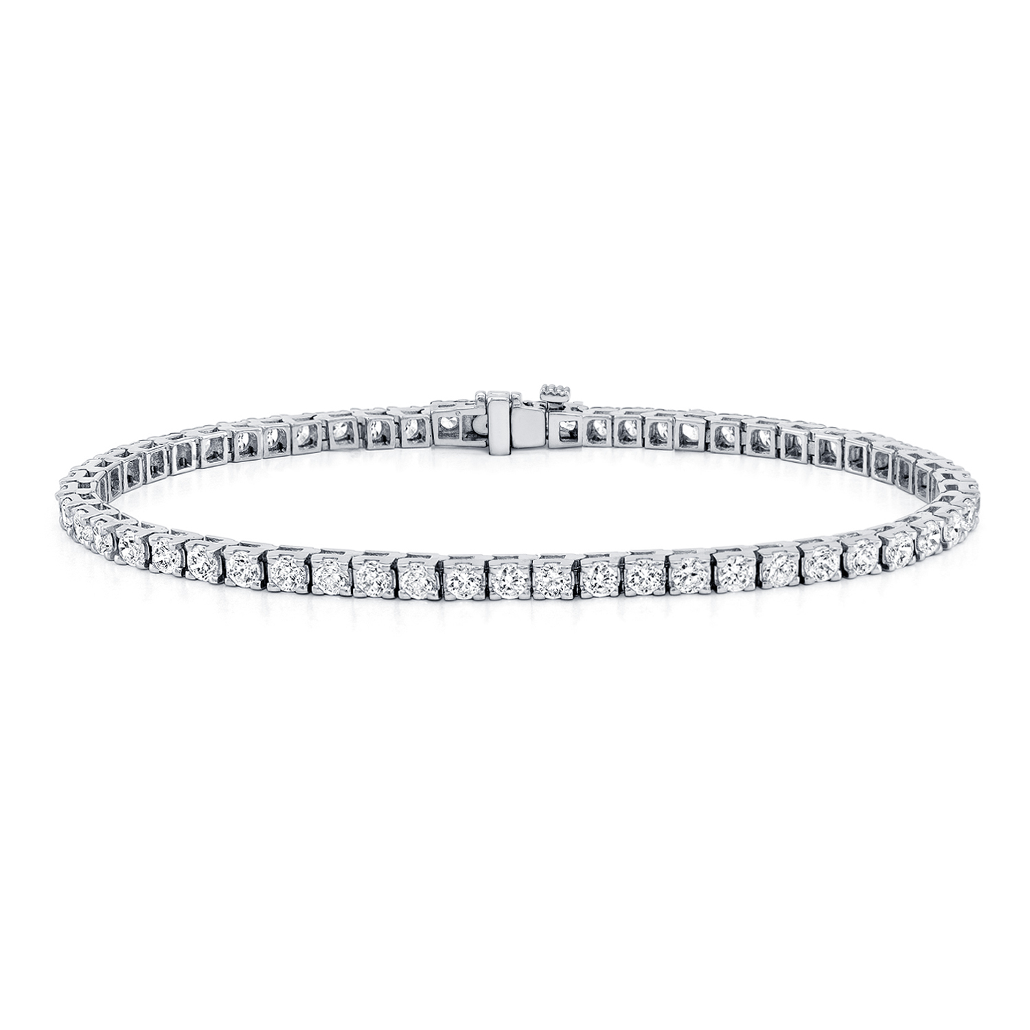 14kt 8.15ct Diamond Tennis Bracelet