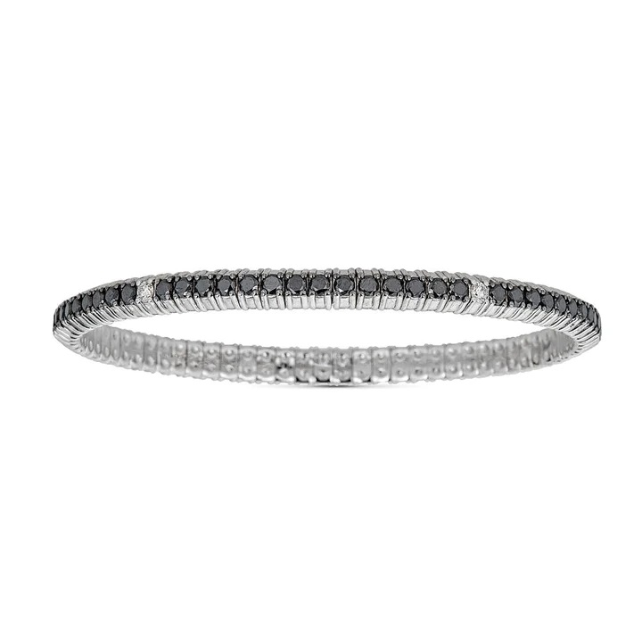 18kt Black Diamond Stretch Bracelet