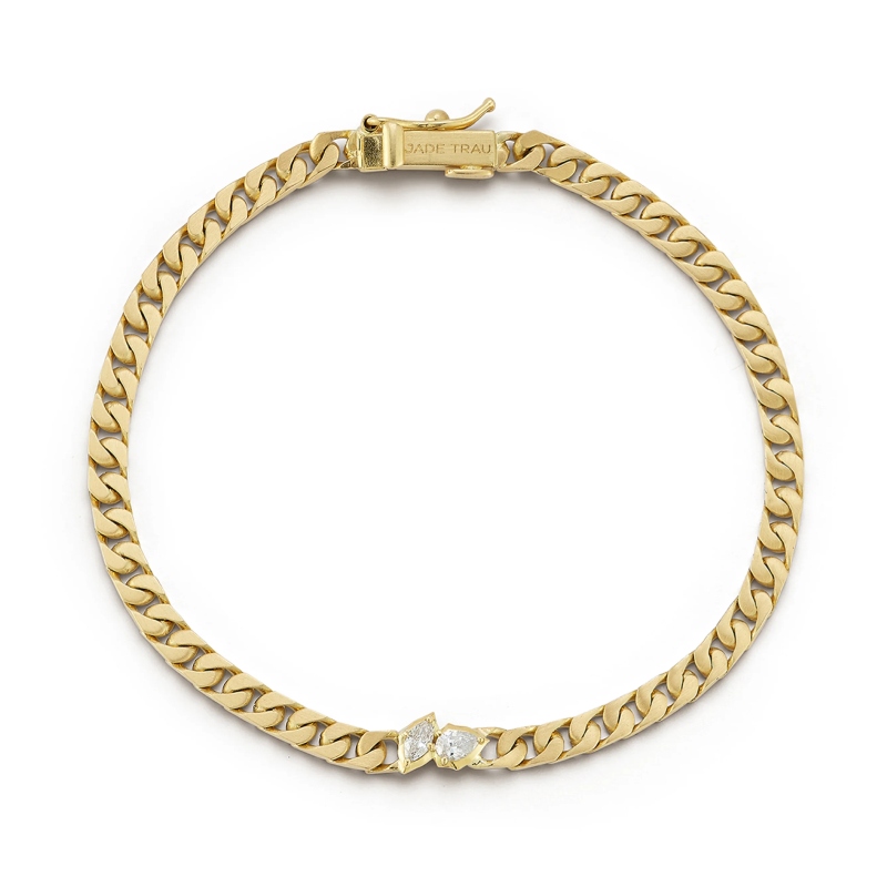 18kt Posey Curb Chain Bracelet