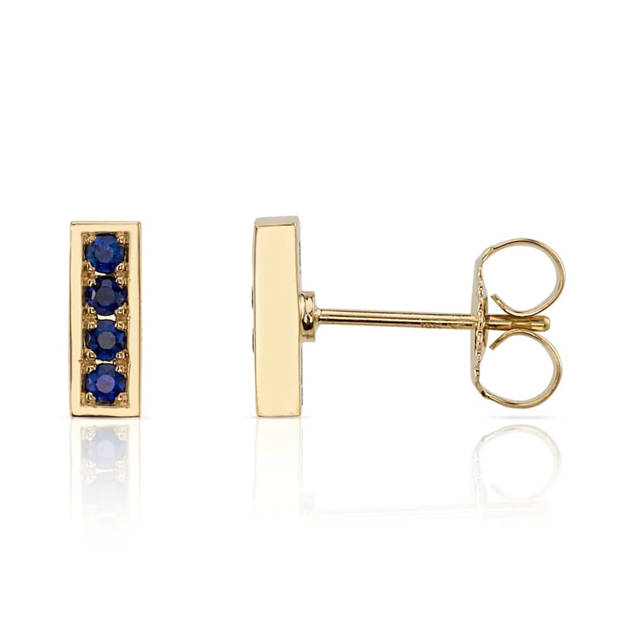 18kt Monet Blue Sapphire Earrings