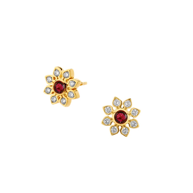 Mogul Flower Studs