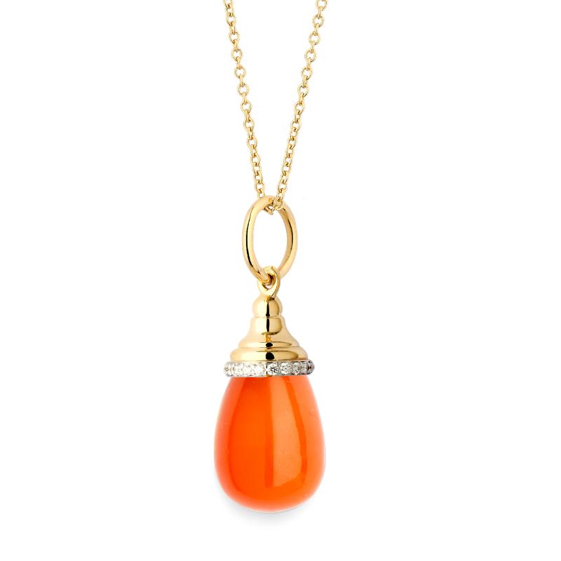 Syna 18kt Mogul Mini Drop Pendant