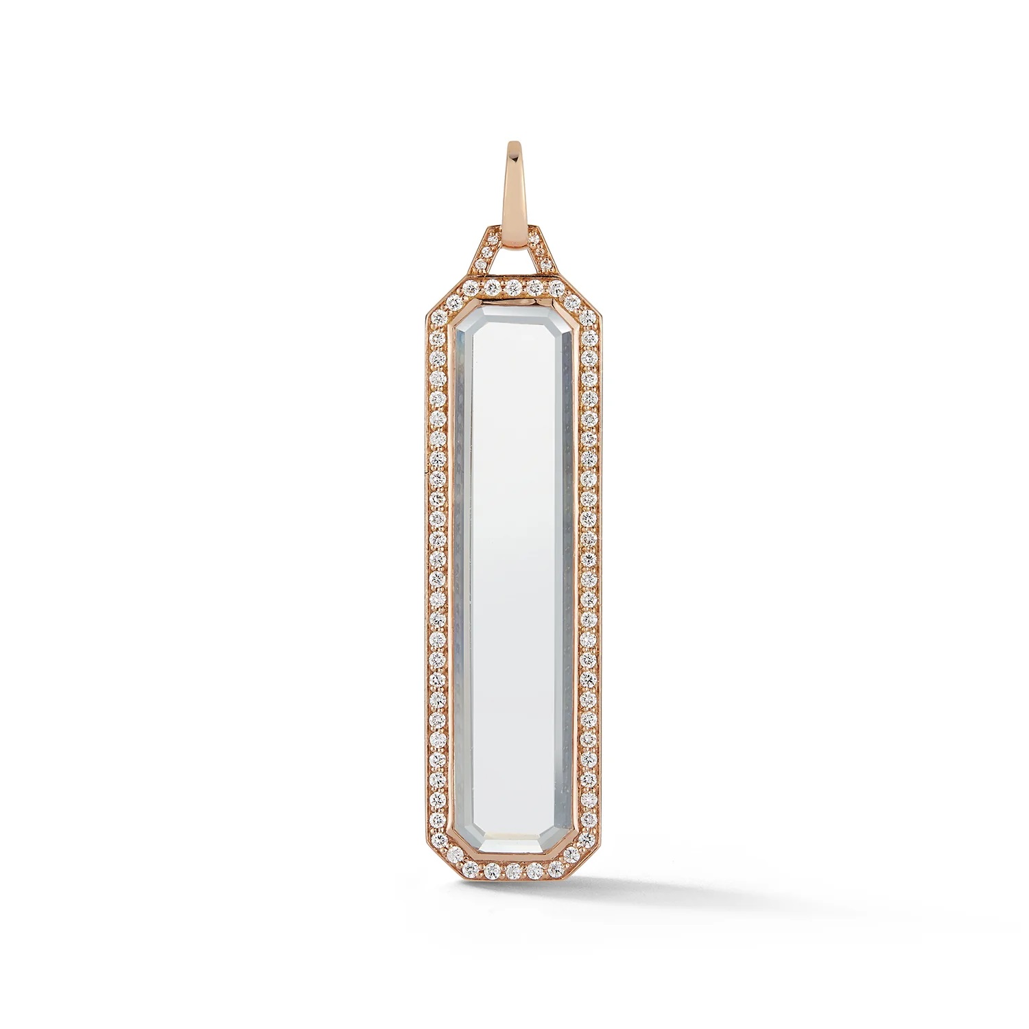 18kt Tablet Charm