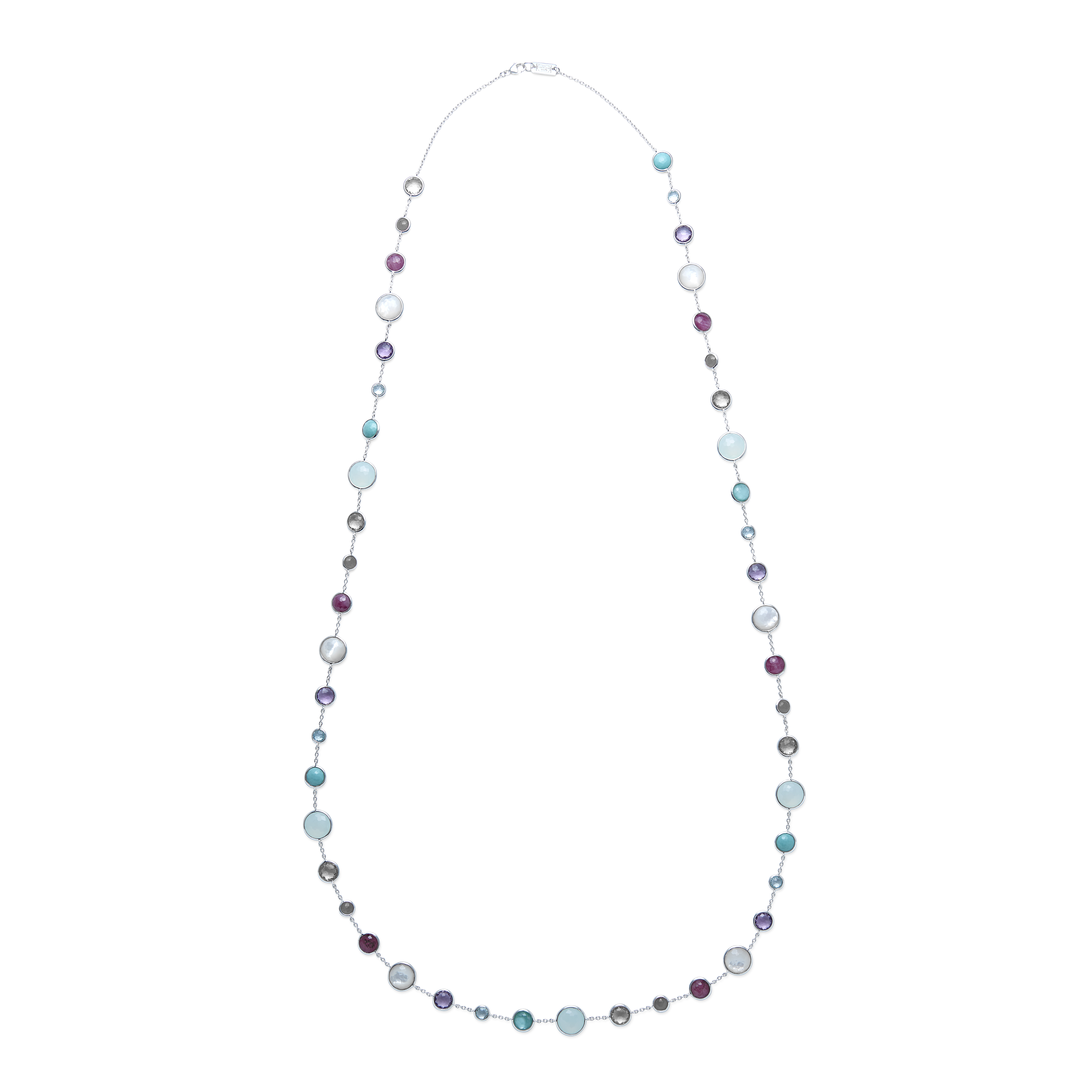 Sterling Silver Lollitini Long Necklace