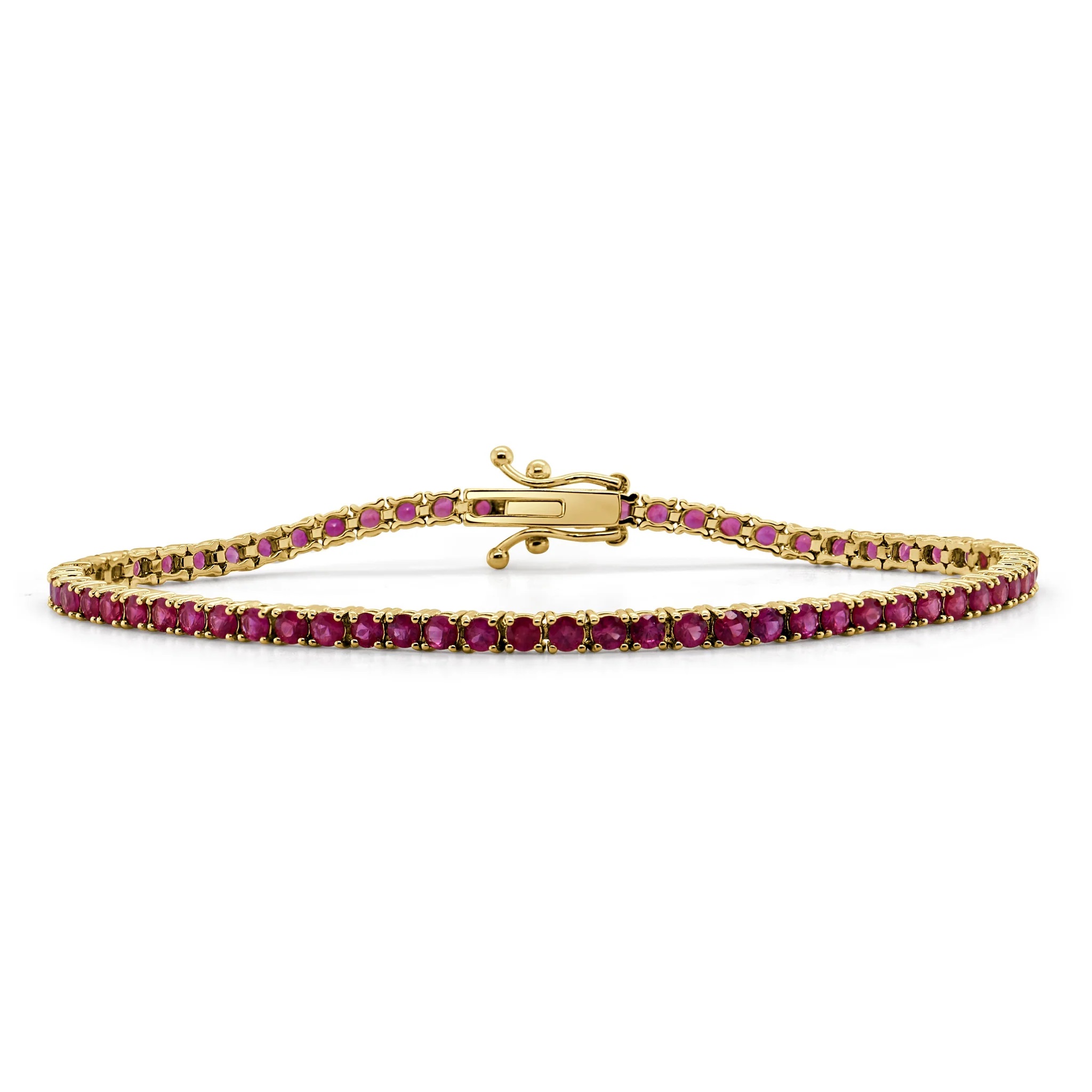 14kt Ruby Tennis Bracelet