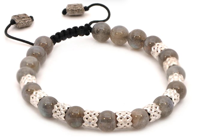 Armenta Labradorite Adjustable Bead Bracelet