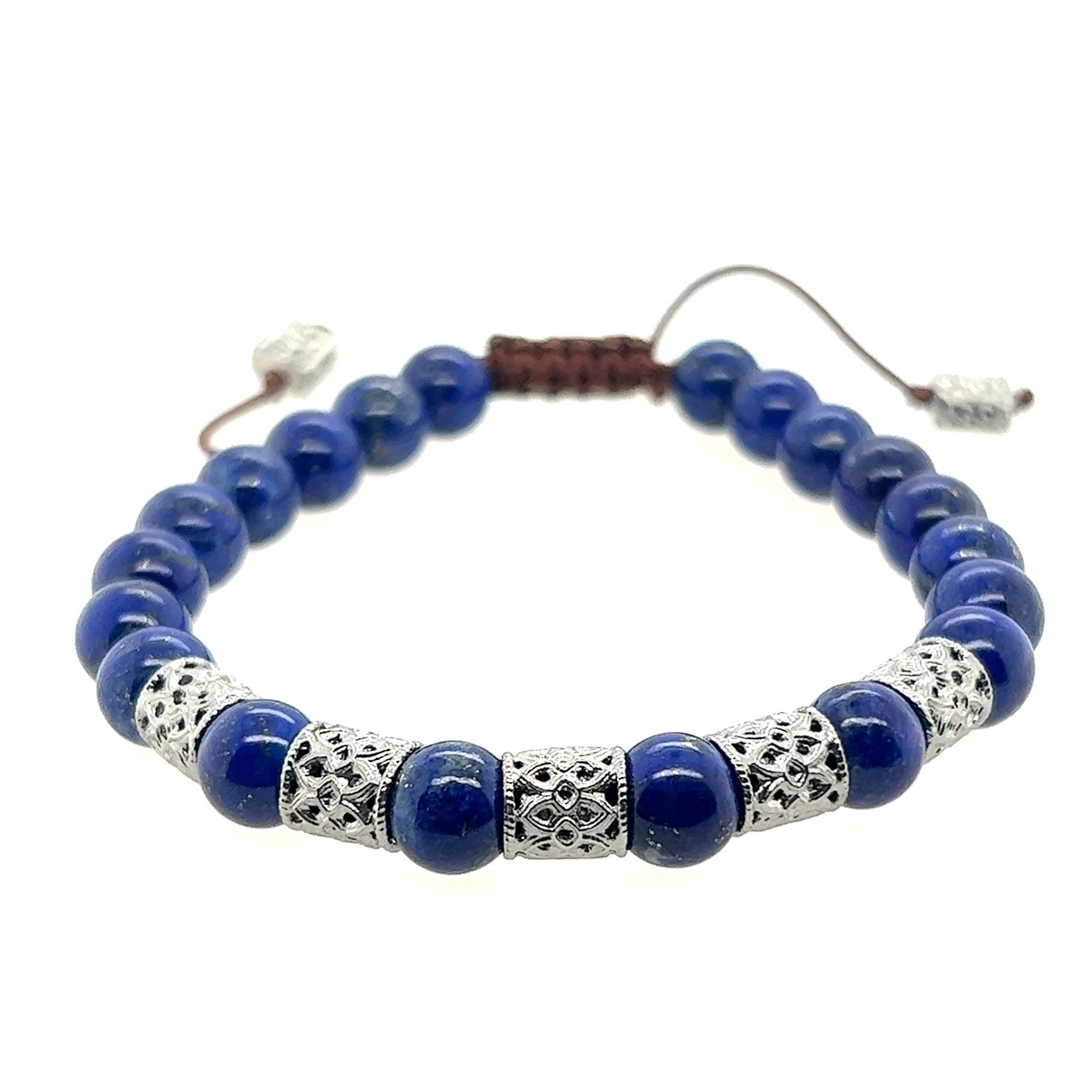 Armenta Blue Lapis Adjustable Station Bracelet