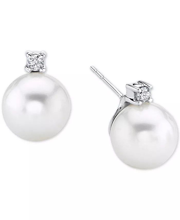 Black Pearl 8mm AAA Quality Stud Earrings in Sterling Silver or 14k Solid  Gold – Witt & Pearl