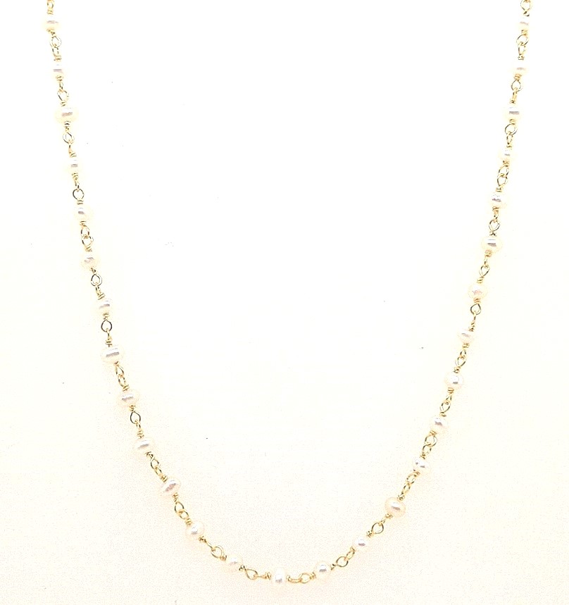 Metallic Gold Bead Necklaces 50ct