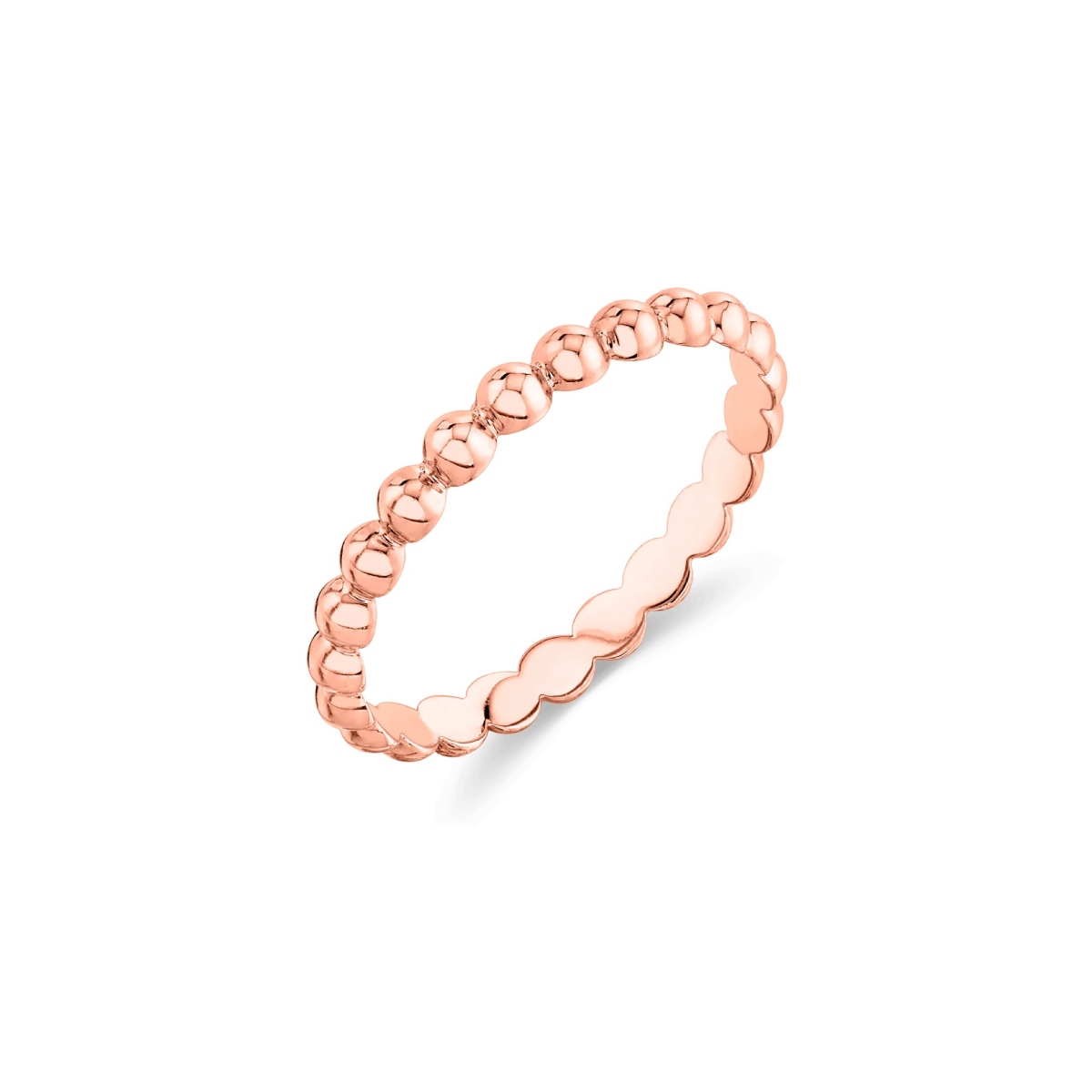 Korman Signature 18kt Rose Gold Bead Eternity Band