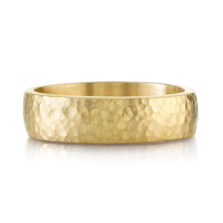 Single Stone 18kt Yellow Gold Joseph Band