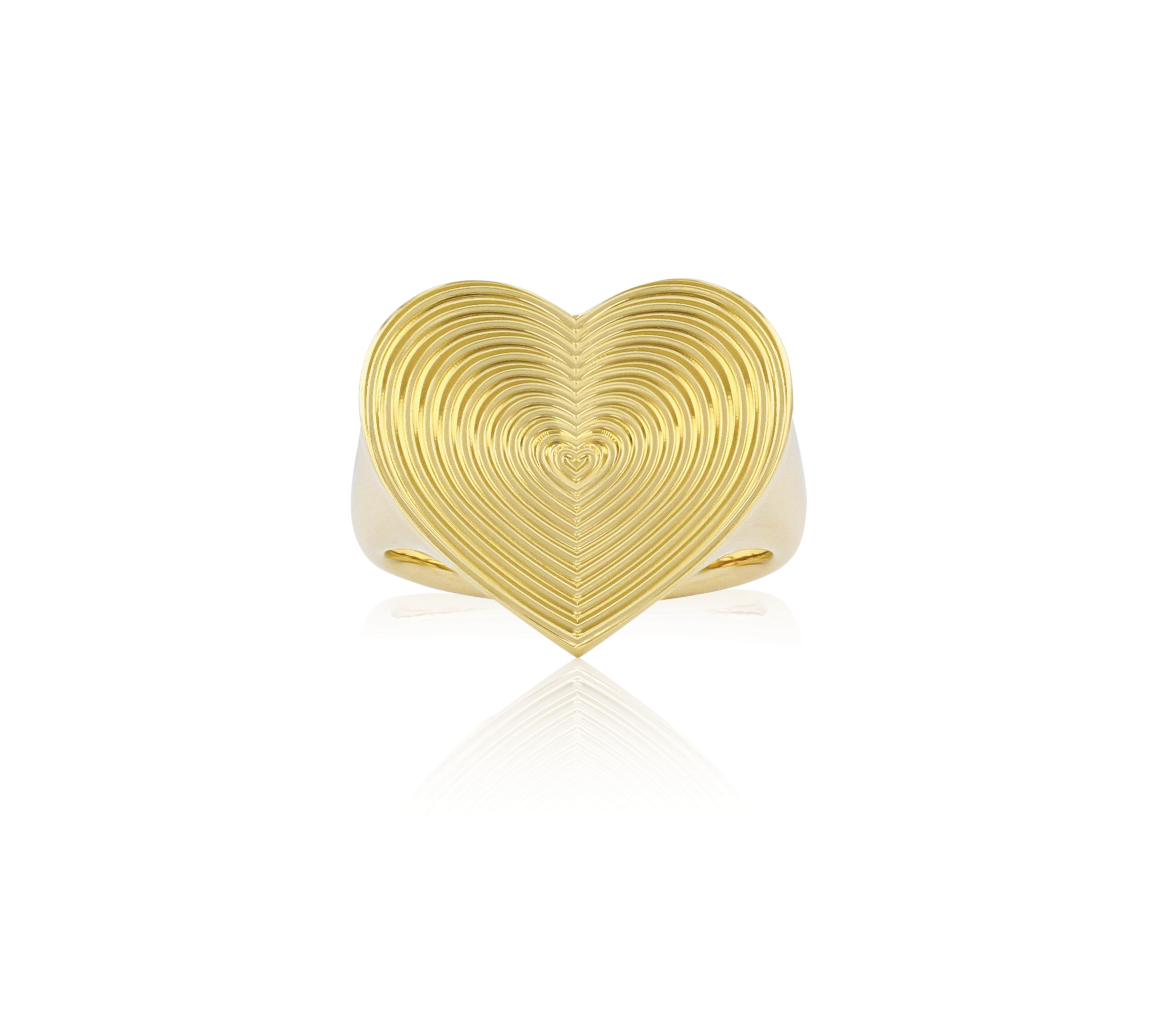 Phillips House 14kt Yellow Gold Aura Heart Ring